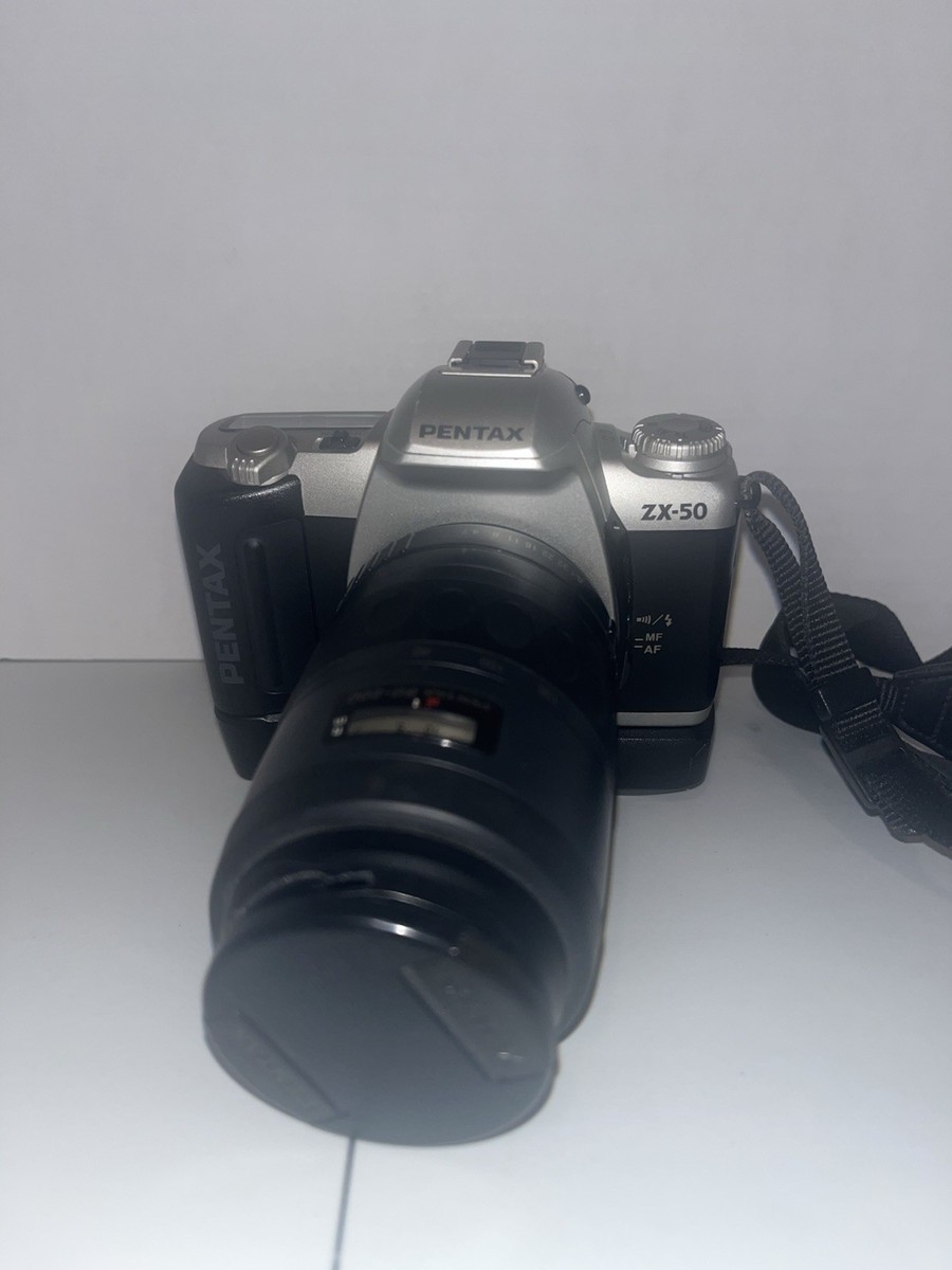 Pentax ZX-5035mm Camera With Pentax 80-200mmF Lens - Untested