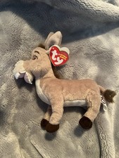 TY Beanie Babies Shrek the Third Donkey Stuffed Plush 6" 2007 with Tag