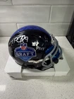 Michael Penix Signed Mini Helmet Atlanta Falcons