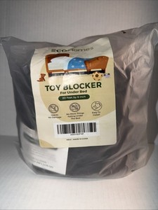 ECOHomes Under Bed Toy & Pet Blocker Stretchable Elastic Band 20ftx6" 2 Sets