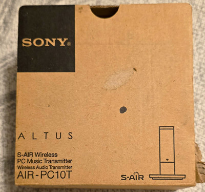 Sony ALTUS S-AIR Wireless PC Music Transmitter USB AIR-PC10T Black