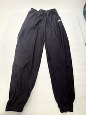 Vtg 90s Adidas Windbreaker Nylon Mens Large Black Track Pants Stretch Ankle Zip