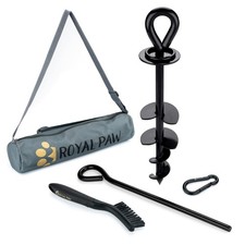 ROYAL-PAW Dog Tie Out Stake - for Large Dogs up to 210 lbs - Heavy Duty Dog S...