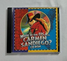 Where In The USA Is Carmen Sandiego Broderbund Software CD-ROM 1994 Game