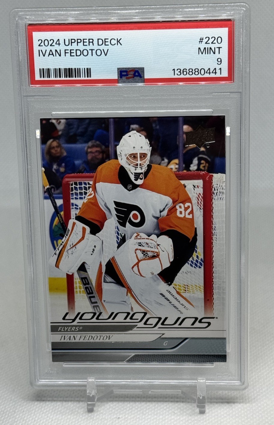 Ivan Fedotov 2024-25 Upper Deck #220 Young Guns Philadelphia Flyers PSA 9