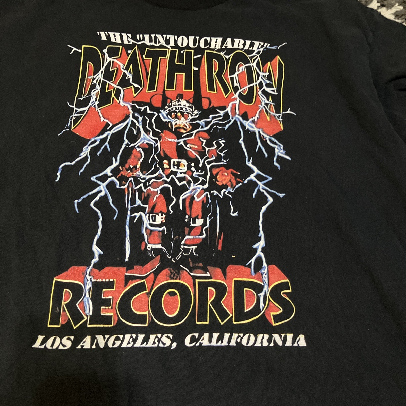 FILA T shirt grafica Death Row Records The Untouchable Me XLarge manica corta musica
