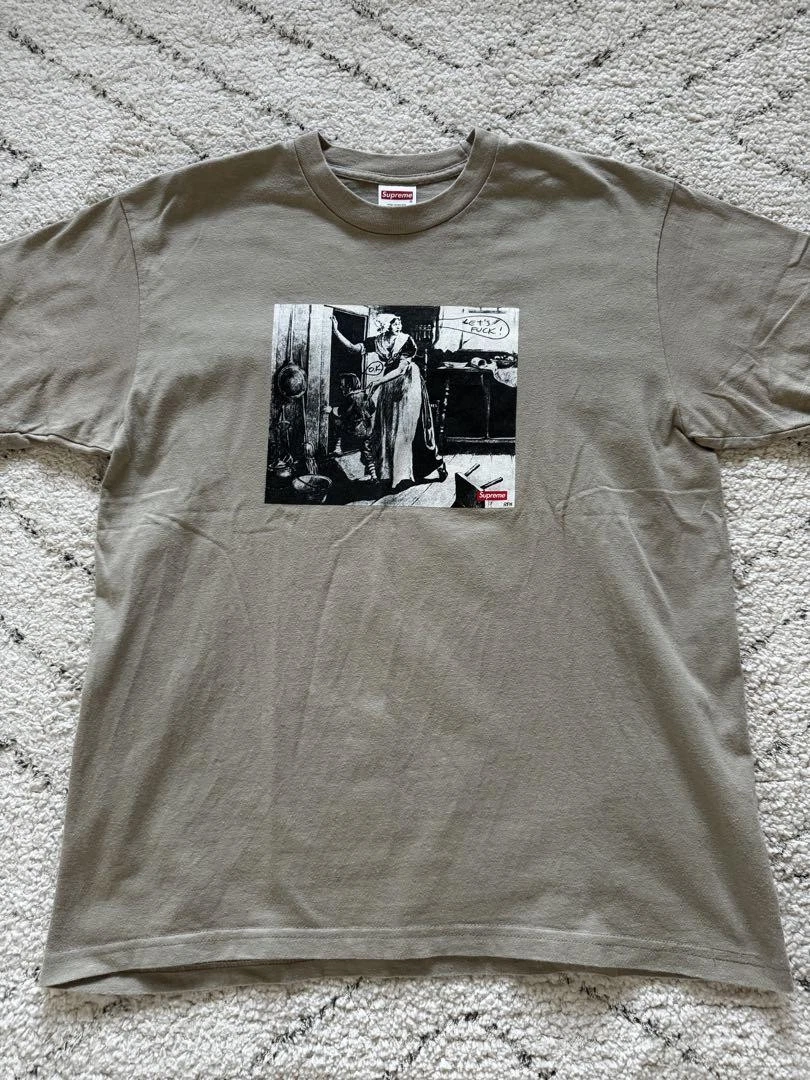T shirt homme Supreme M Mike Kelley emblématique streetwear rare occasion limitée USA