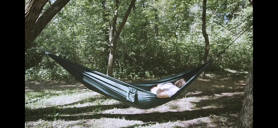 Hamaca de camping Coghlans 10,5 ft x 5 ft 3,2 mx 1,5 m nueva verde sin abrir  Foto 4 de 4