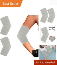 Elbow Compression Sleeves - 2 Pairs for Sports Protection and Support