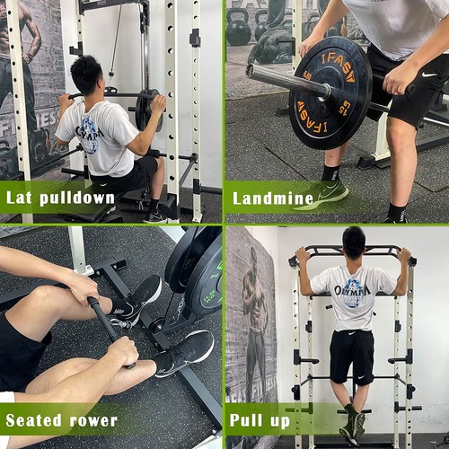 Multifunktionaler Power Cage Verstellbarer Kniebeugenständer 1000 Pfund Home Gym Geräte - Bild 2 von 6