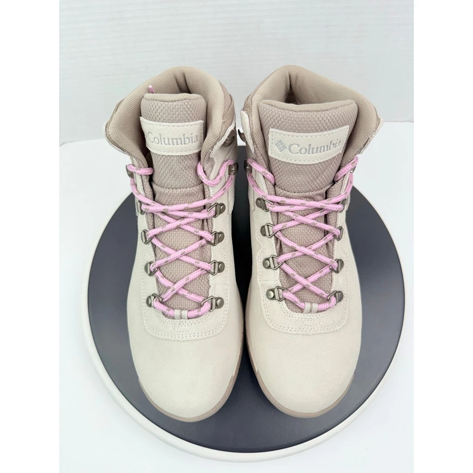 Columbia Newton Ridge Plus Womens Sz 11 Waterproof Amped Hiking Boots Dark Stone - Image 3 of 4