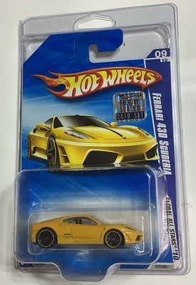 Hot Wheels Ferrari 430 Scuderia 2010 Global All Stars Yellow PR5s