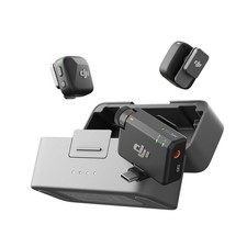 Mic Mini 2 TX 1 RX Charging Case Wireless Lavalier Microphone for