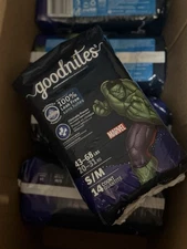 Lot of 4  Nighttime Marvel Hulk Underwear Size S/M - 14 ct