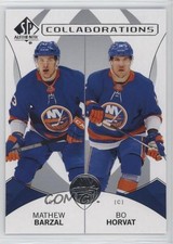 2024-25 SP Authentic Collaborations Mathew Barzal Bo Horvat #C-16 1oh9