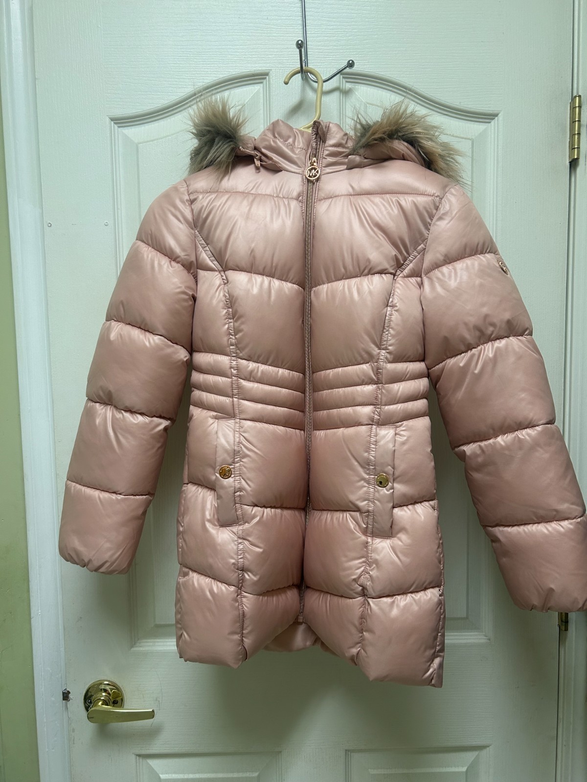 Michael Kors Big Girls Heavy Weight Stadium Puffer Jacket thumbnail 2