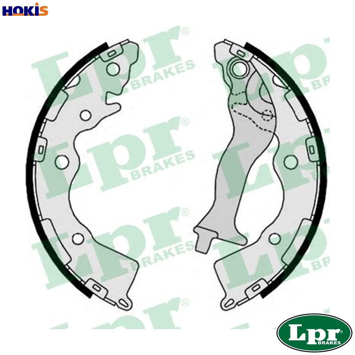 BRAKE SHOE SET 09350 FOR HYUNDAI ACCENT/III/IV AVEGA VERNA KIA D4FA 1.5L 4cyl