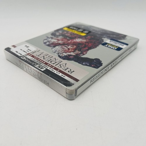 Resident Evil: Vendetta Steelbook 4K + Blu Ray 3-Disc Special Edition BRAND NEW - Foto 4 di 5