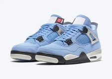 Jordan Air Jordan 4 Retro University Blue Men's Sneakers 2021 Size 8 CT8527-400