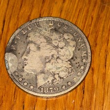 1870 Morgan Silver Dollar Coin 