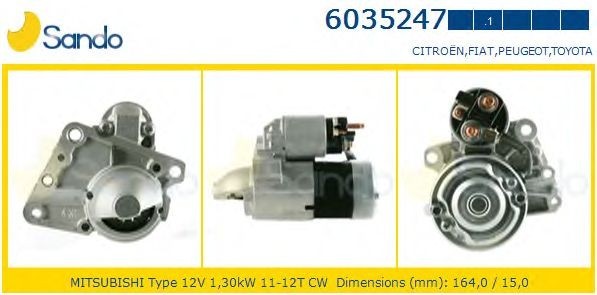 Motorino avviamento SANDO 6035247.1