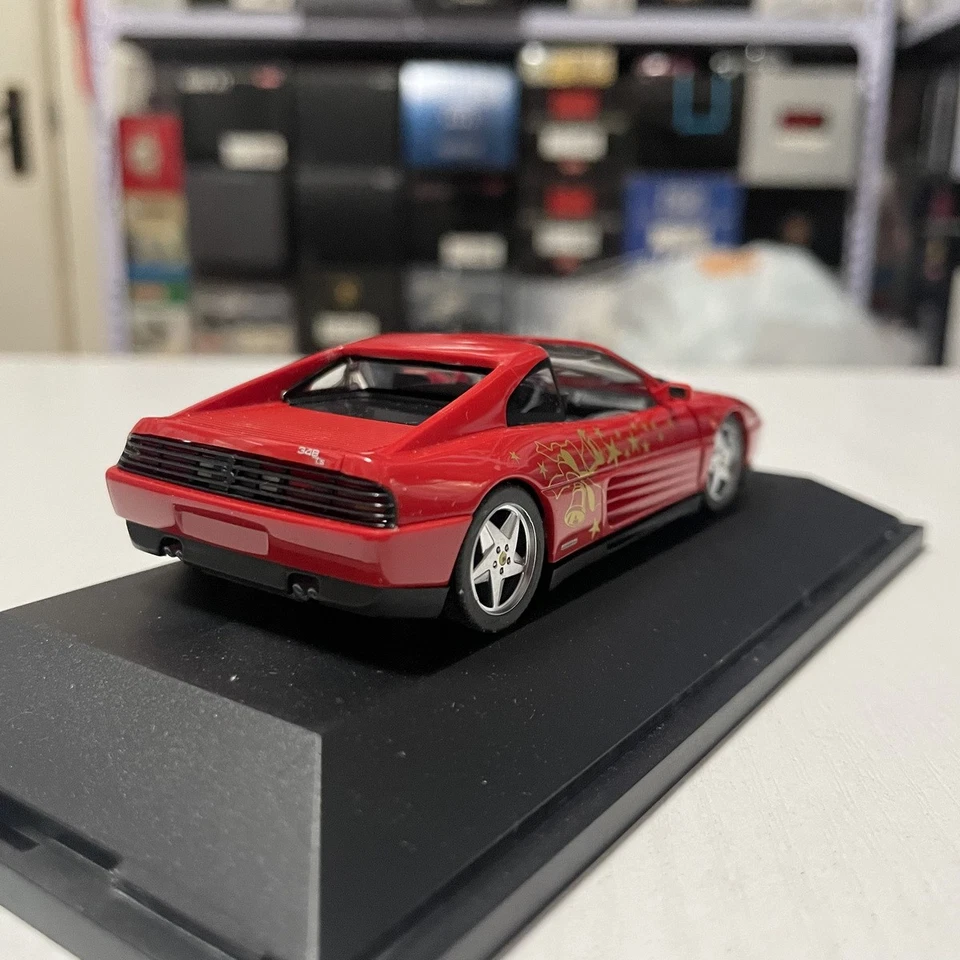 Coche deportivo convertible Herpa Ferrari 348 TS 1:43 modelo rojo Foto 3 de 4