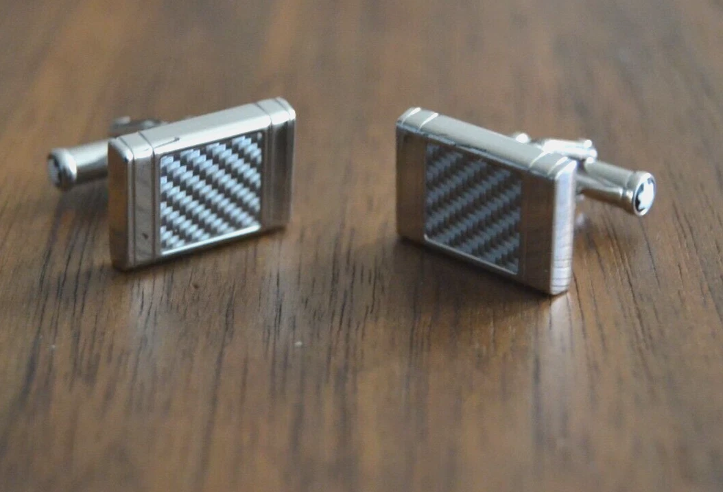 Montblanc Sterling Silver Cufflinks for Men for sale | eBay