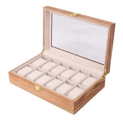 Wooden Display Case Organizer