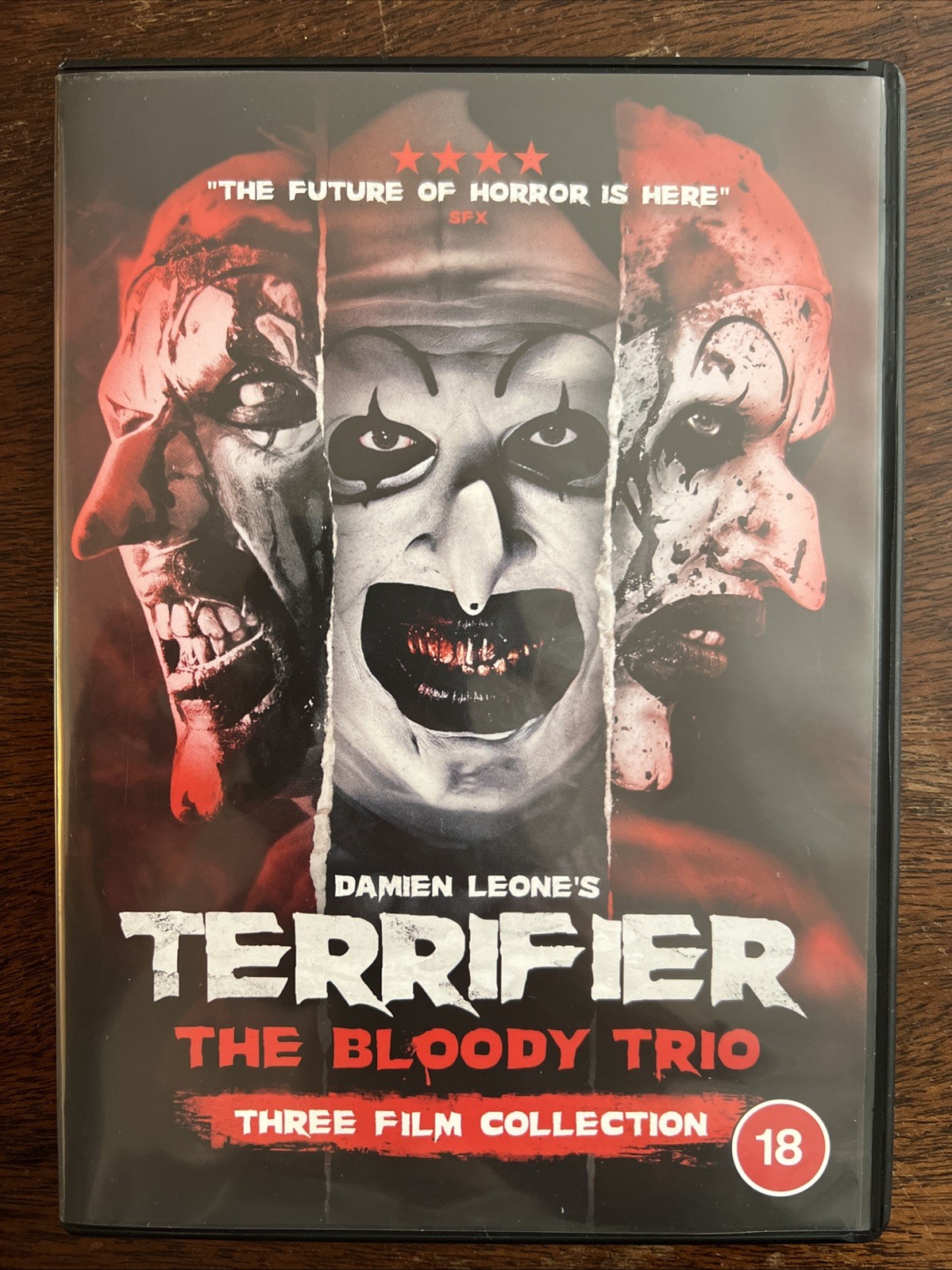Damien Leone’s Terrifier The Bloody Trip Three Film Collection (Terrifier DVD)