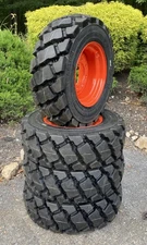 4-Heavy Duty 10-16.5 SKS-7 Skid Steer Tires/Rims for Bobcat S150,S160,S175,S185