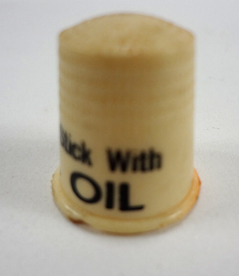 Vintage Advertising Thimble Don't Get Stuck Stick With City Fuel Oil Souvenir eBay