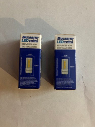Bulbrite Specialty LED Minis T4 Bulb 12V 4.5 Watts. 400 Lumen, #770623 (2 Pack) - Picture 2 of 2