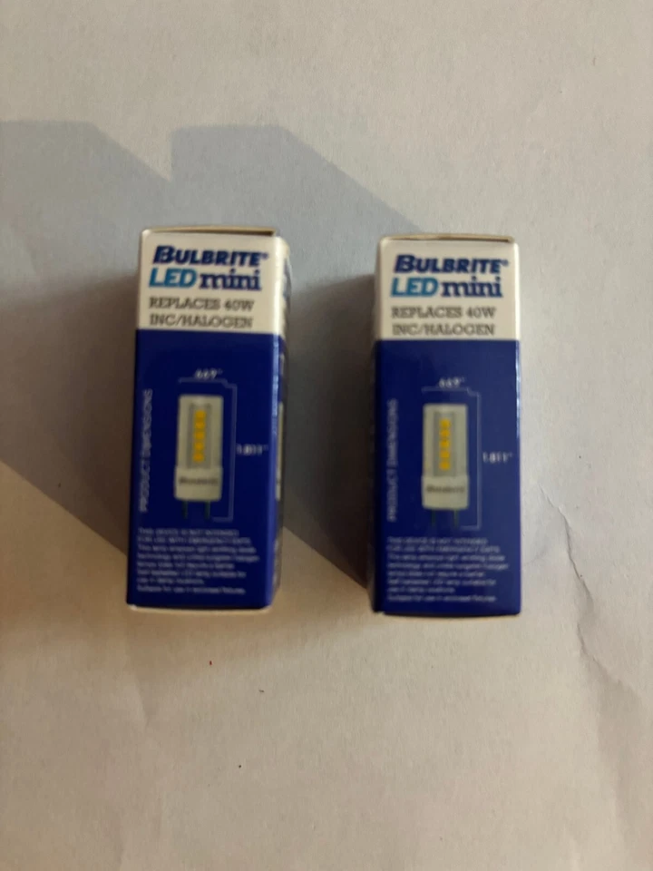 Bulbrite Specialty LED Minis T4 Bulb 12V 4.5 Watts. 400 Lumen, #770623 (2 Pack) - Image 2 of 2