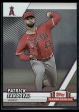 2024 Topps Trading Card Day L.A. Angels SGA #LAA-9 Patrick Sandoval Refrac