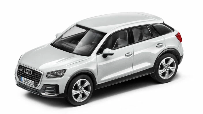 1:43 iScale KYOSHO 2016 AUDI Q2 SUV blanco glaciar ¡Promoción de distribuidor! Foto 2 de 4