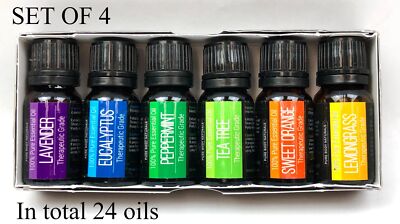 Pure Body Naturals Essential Oils Aromatherapy Premium 24 in total