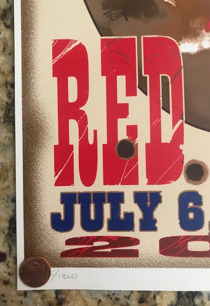 The Dead Red Rocks 2003 Official Poster S/N Biffle Grateful