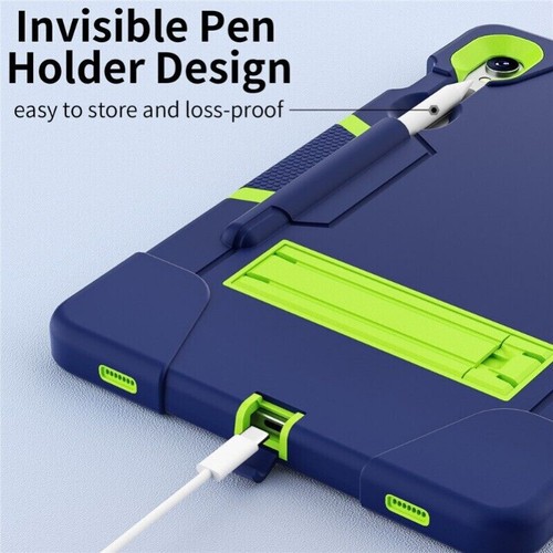 For Samsung Galaxy Tab S10 S9 FE 10.9 Case Heavy Duty Shockproof Stand Cover - Picture 60 of 141