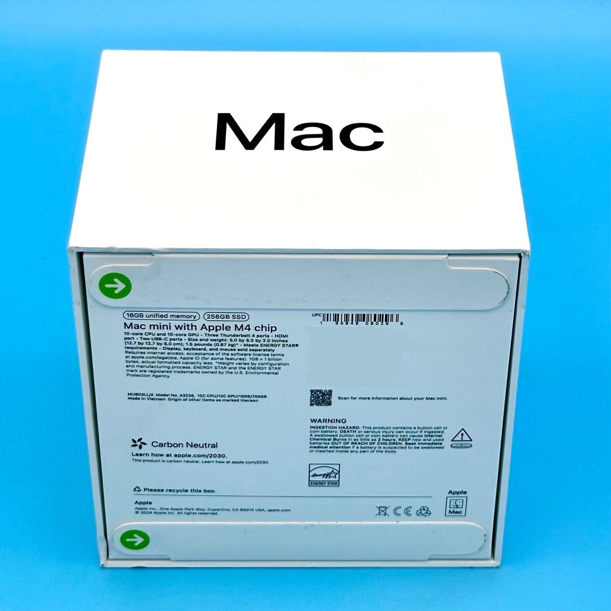 Apple Mac Mini Desktop M4 Chip 16GB Memory 256 SSD Silver Apple Mac Mini Desktop M4 Chip 16GB Memory 256 SSD Silver