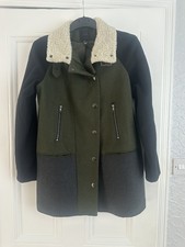 Forever21 Black And Green Long Jacket