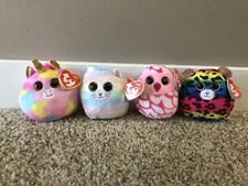Ty Squish A Boo Minis Set Rare!