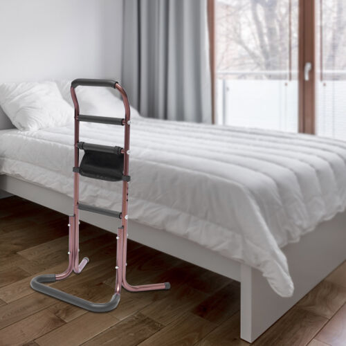 Bed Rail Safety Side Guard Assist Handle for Elderly Adults Adjustable Height - Picture 3 of 18