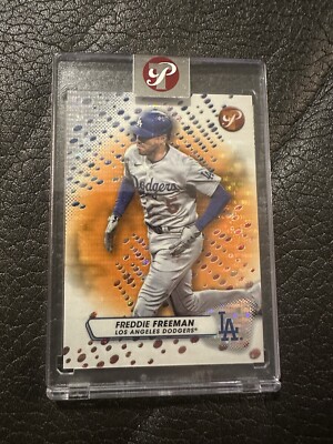 Freddie Freeman 2023 Topps Pristine Orange Refractor Encased (17 