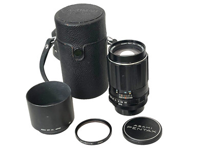 ASAHI PENTAX SUPER TAKUMAR 135mm f3.5 Tele Portrait M42 OBJEKTIV+HAUBE+KAPPEN+CASE EX!