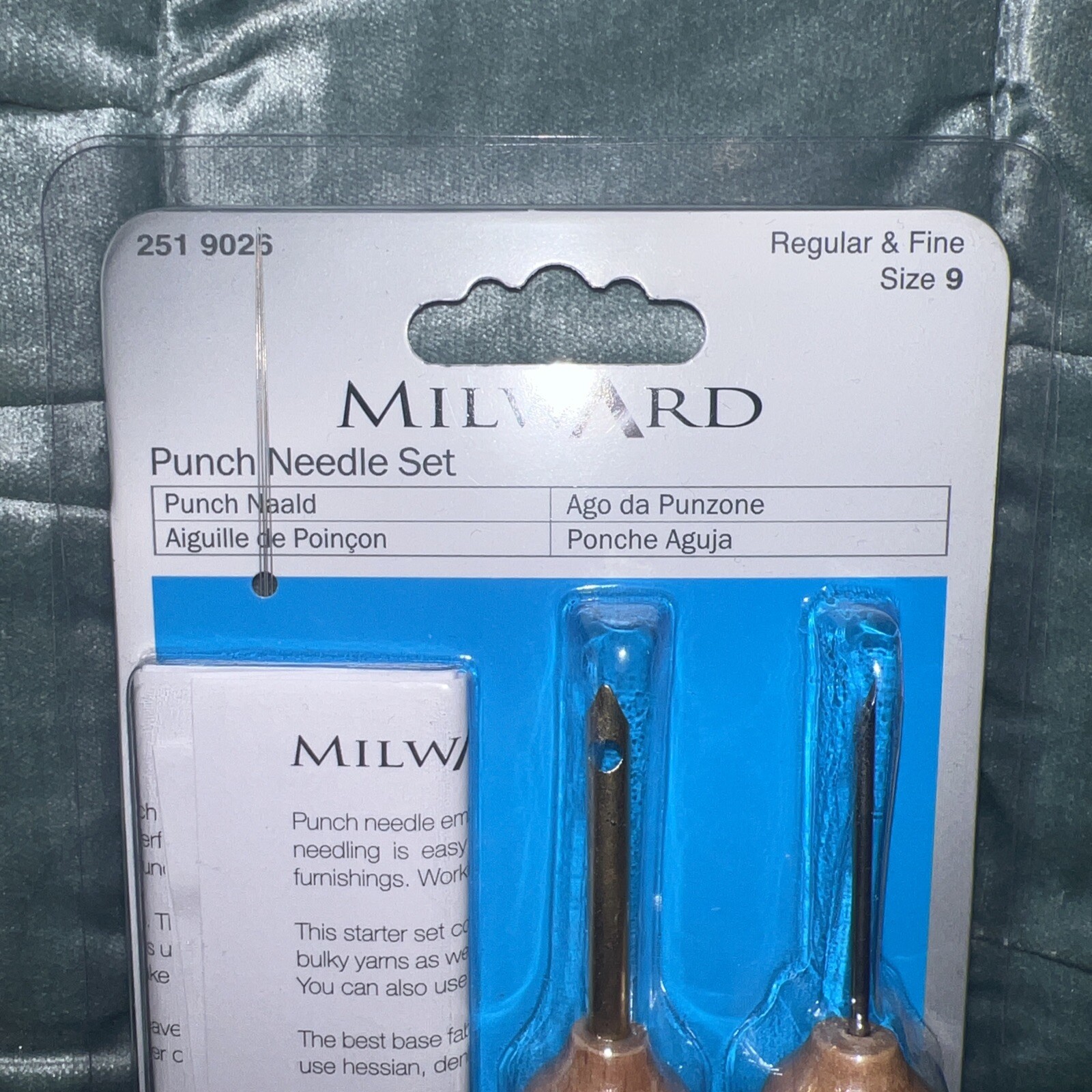 Milward Punch Needle Set Size 9 Regular and Fine 2519026 for sale