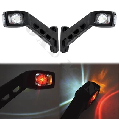 RK Lot de 2 Feux de Gabarit Latéral LED 12/24V Pour Camion Remorque