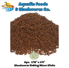 Bloodworm Sinking Micro Sticks