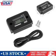 NEW Digital Tach Hour Meter Gas Engine Maintenance for 2 Stroke Engines IP67_USA
