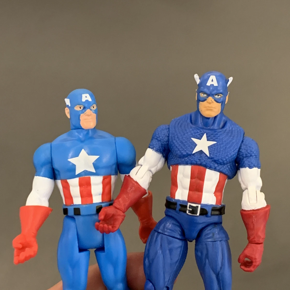 2PCS 3.75 Marvel Legends Retro Avengers Captain America Kenner