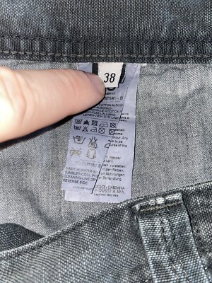 dolce gabbana jeans black size 38 cotton flax linen tunisia